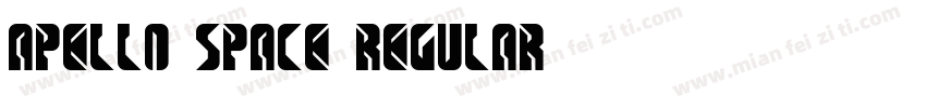 Apello Space Regular字体转换